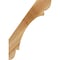 Ekena Millwork 4"W x 20"D x 28"H Olympic Rough Sawn Knee Brace, Western Red Cedar BRC04X20X28OLY00RWR - alternate 2